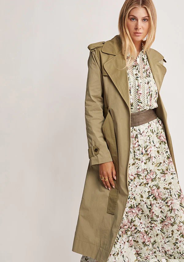 Intrepid Trench Coat - Fern - Sare StoreMOS The LabelJacket