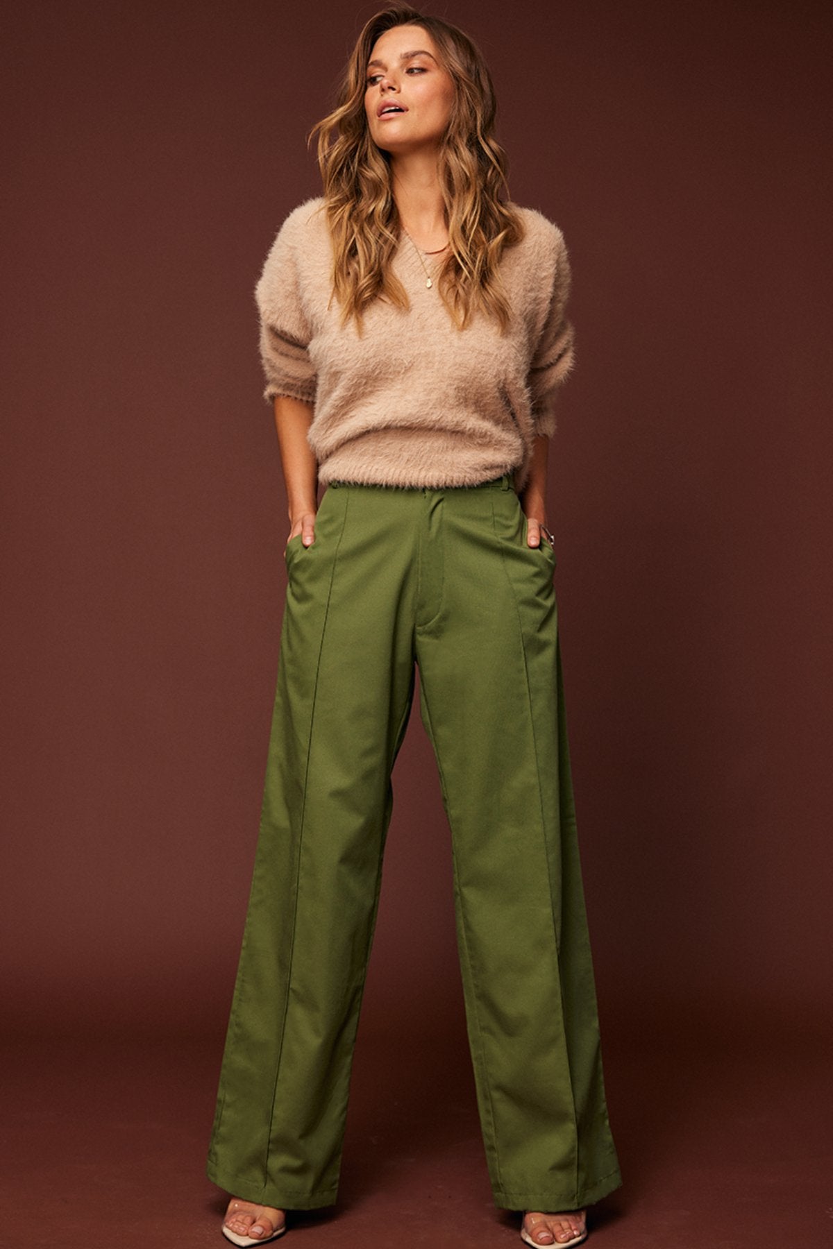 Isla Trouser - Hunter Green - Sare StoreCartel & WillowPants