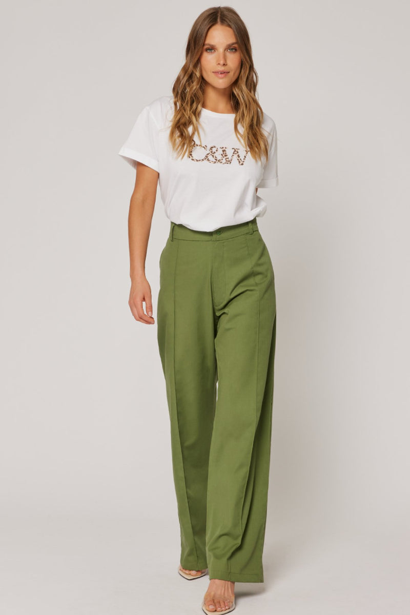 Isla Trouser - Hunter Green - Sare StoreCartel & WillowPants