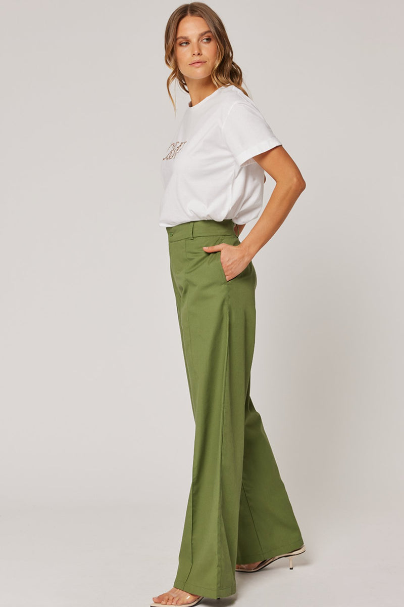 Isla Trouser - Hunter Green - Sare StoreCartel & WillowPants