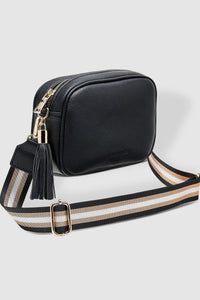 Jacinta Metallic Crossbody Bag - Black - Sare StoreLouenhideHandbag