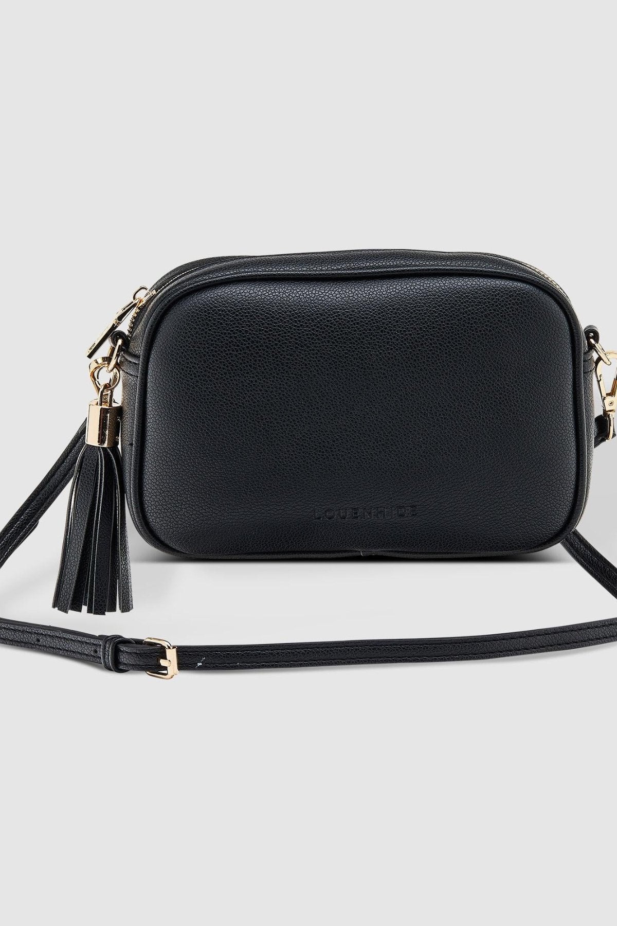 Jacinta Metallic Crossbody Bag - Black - Sare StoreLouenhideHandbag