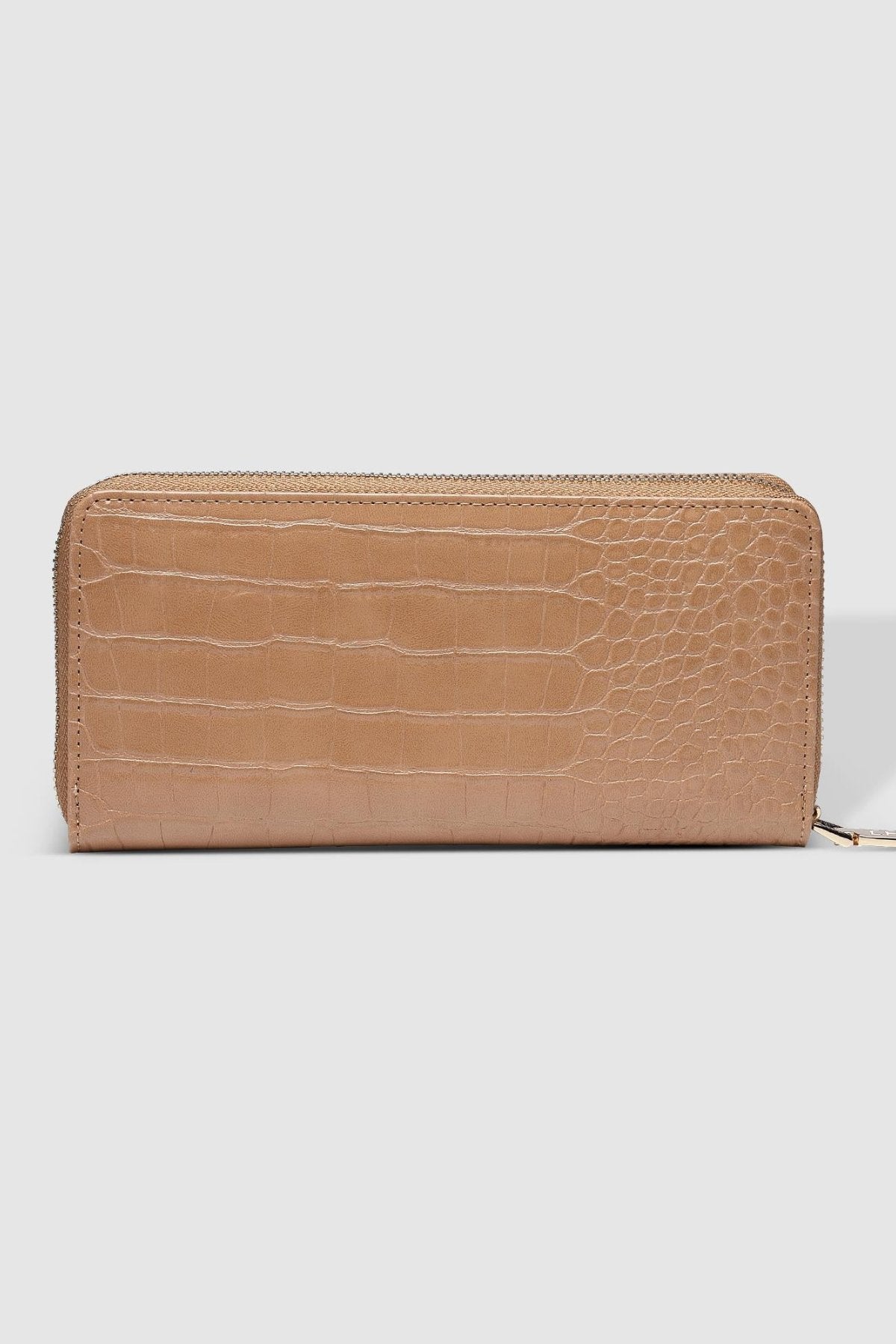 Jessica Wallet - Croc Camel - Sare StoreLouenhidewallet