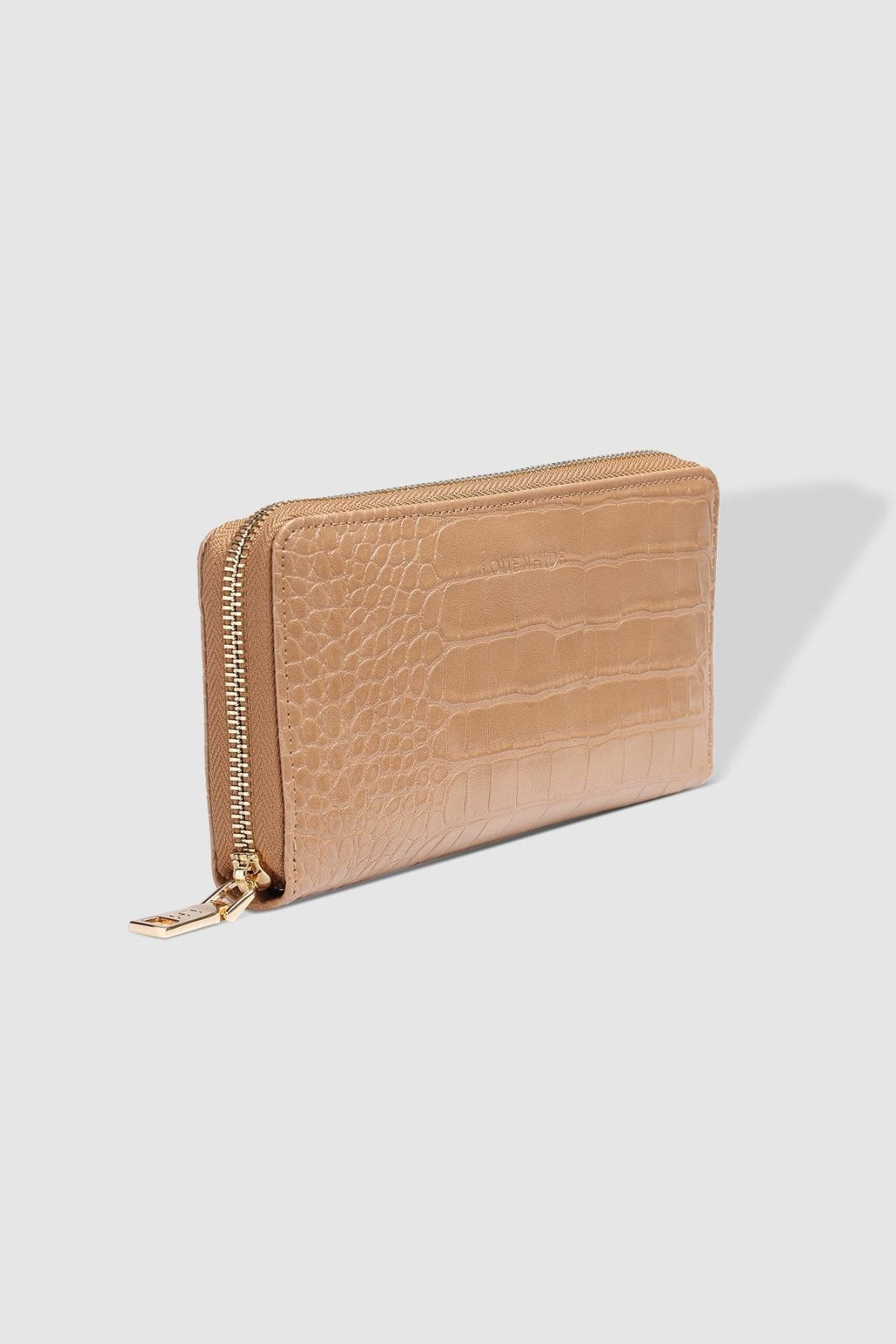 Jessica Wallet - Croc Camel - Sare StoreLouenhidewallet