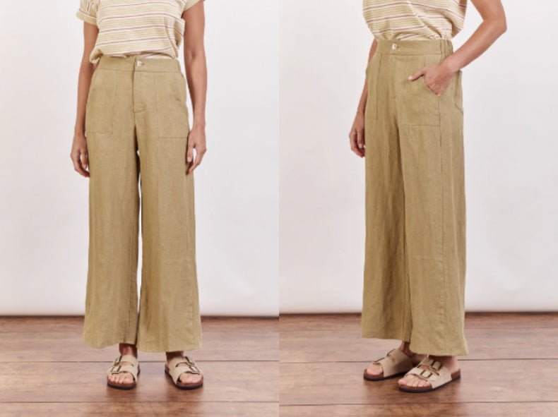 Jude Linen Pants - Pistachio - Sare StoreLittle LiesPants