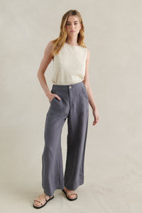 Jude Pants - Steel - Sare StoreLittle Lieslinen pants