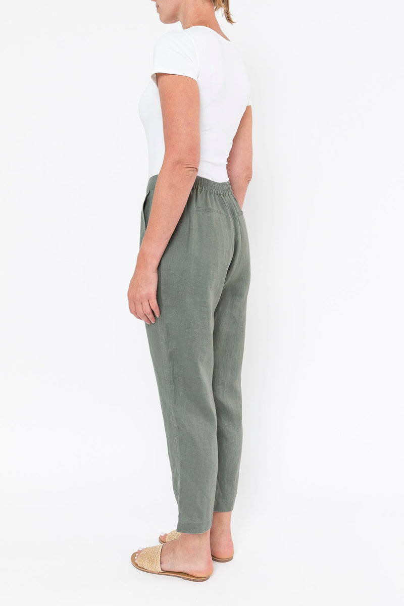 JUMP - 7/8 Core Linen Khaki Pants - Sare StoreJumpPants