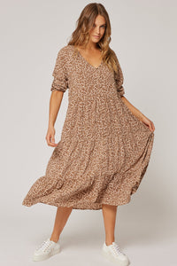 Kara Maxi Dress - Hazel Leopard - Sare StoreCartel & WillowDress