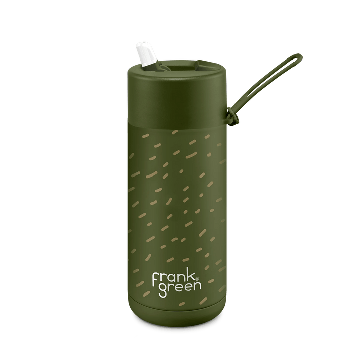 Khaki Scout Flip Lid - Franksters 16oz / 475ml - Sare StoreFrank GreenDrink Bottle