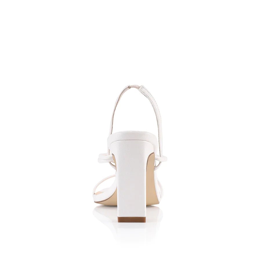 King Slim Strappy Heel - White - Sare StoreVerali ShoesShoes