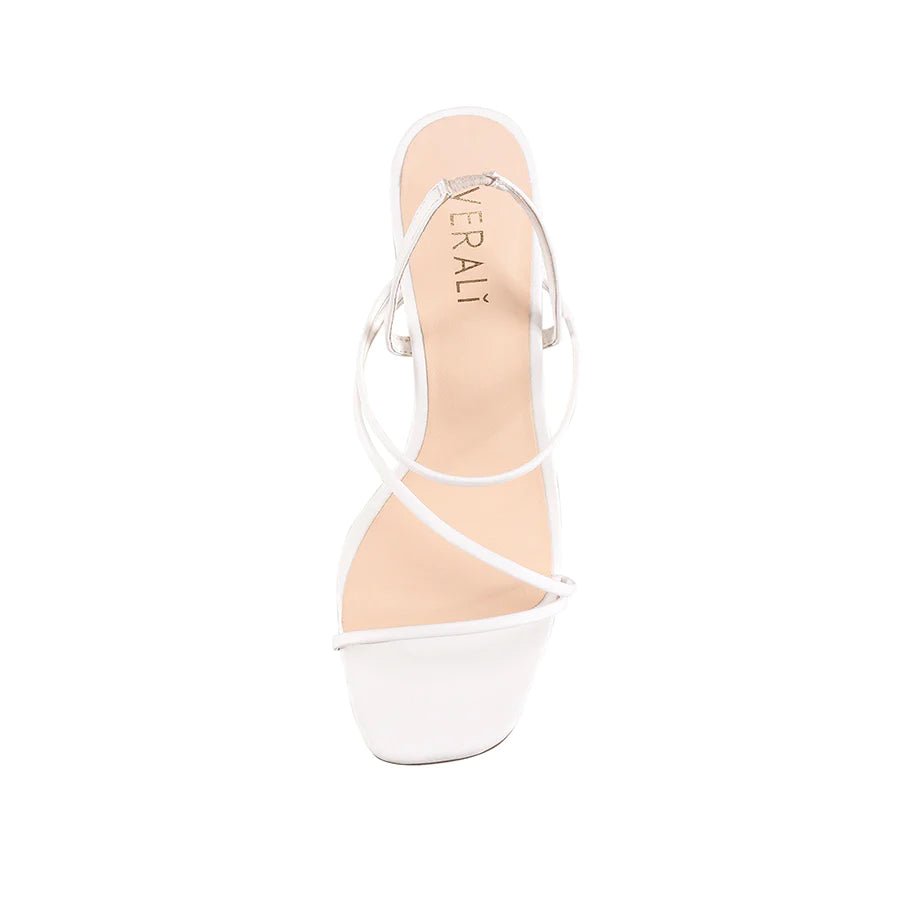 King Slim Strappy Heel - White - Sare StoreVerali ShoesShoes