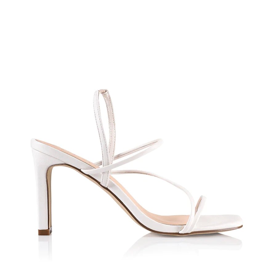 King Slim Strappy Heel - White - Sare StoreVerali ShoesShoes