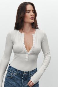 Lara Bodysuit - Oatmeal - Sare StoreBayse BrandBodysuit