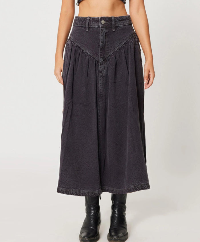 Leonie Skirt - Vintage Black - Sare StoreRollas JeansSkirt