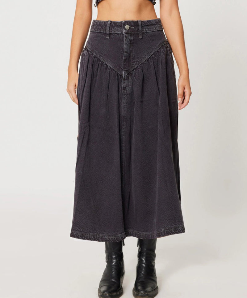 Leonie Skirt - Vintage Black - Sare StoreRollas JeansSkirt