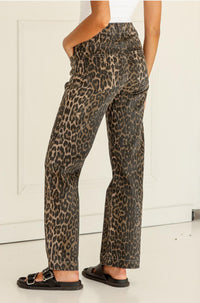 Leopard Baggy Stretch Jeans - Sare StoreSare StorePants