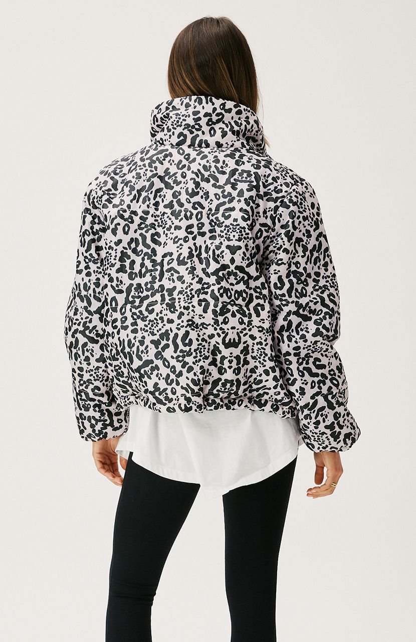 Lillie Puffer Jacket - Creme Leopard - Sare StoreCartel & WillowJacket