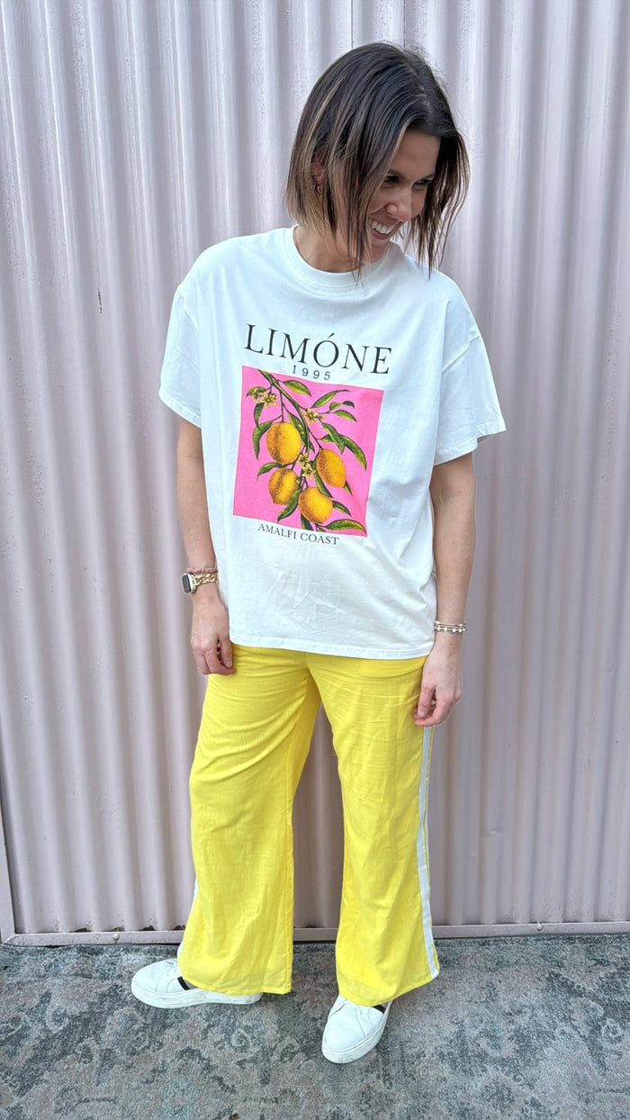 Limone Yellow Racer Pants Set - Sare StoreBy FrankieSet