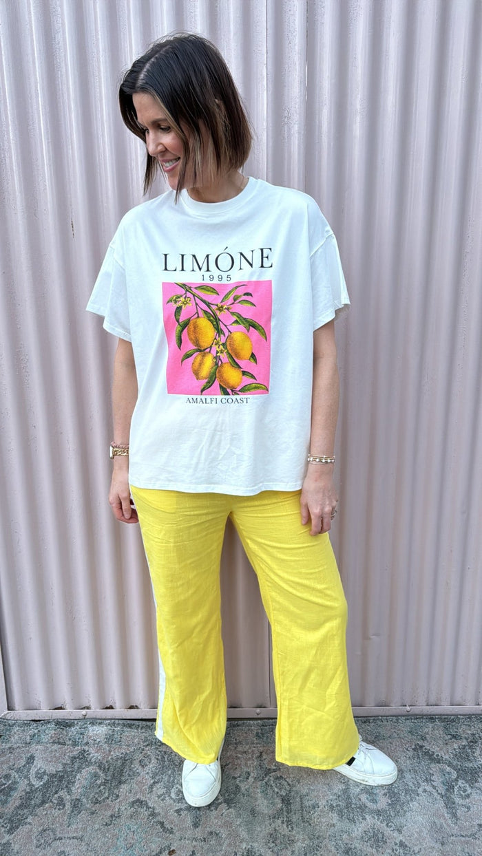 Limone Yellow Racer Pants Set - Sare StoreBy FrankieSet