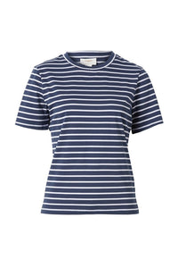 Little Tee In Organic Cotton - White/Navy Stripe - Sare StoreCeres LifeT-shirt