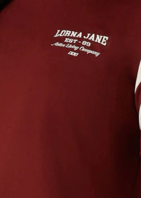 LJ Track T-Shirt - Merlot - Sare StoreLorna Janeactivewear