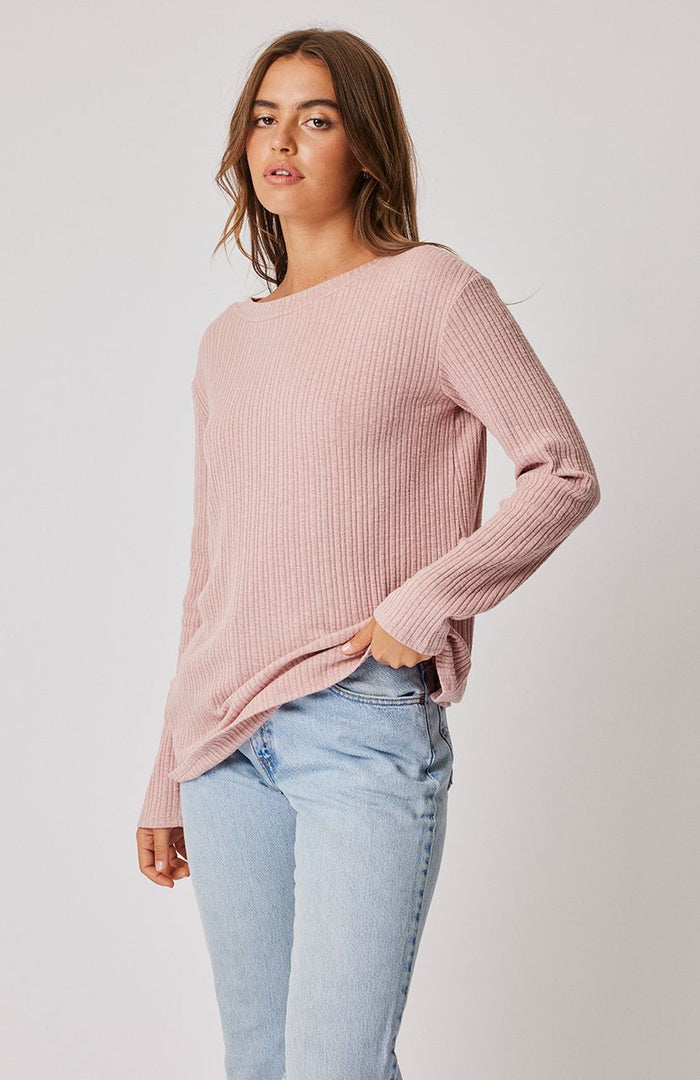 Lola Long Sleeve Top - Musk Knit - Sare StoreCartel & WillowKnit