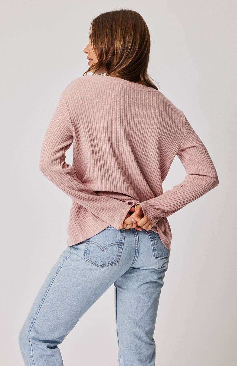 Lola Long Sleeve Top - Musk Knit - Sare StoreCartel & WillowKnit