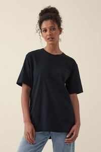 Longline Step Hem Tee - Black - Sare StoreCeres LifeT-shirt