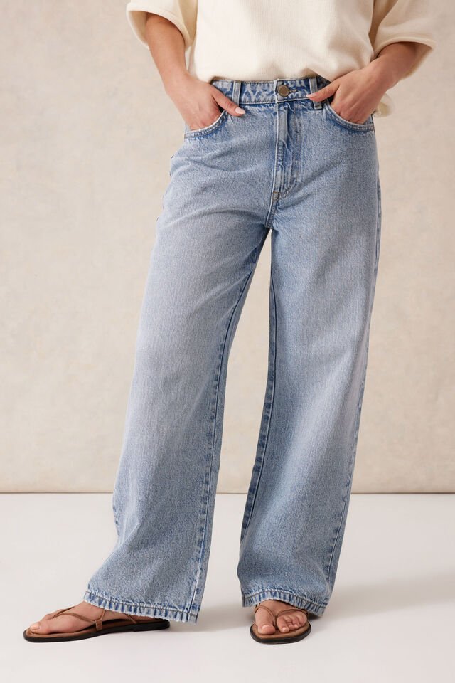 Loose Straight Jean - Vintage Blue - Sare StoreCeres LifePants