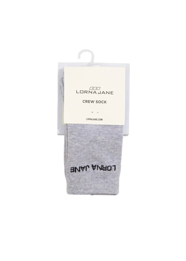 Lorna Jane Crew Sock - Grey Marle - Sare StoreLorna JaneSocks