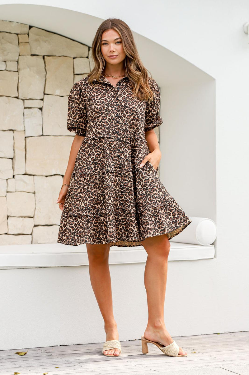 Lottie Leopard Dress - Sare StoreMiss MarlowDress