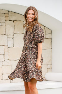 Lottie Leopard Dress - Sare StoreMiss MarlowDress