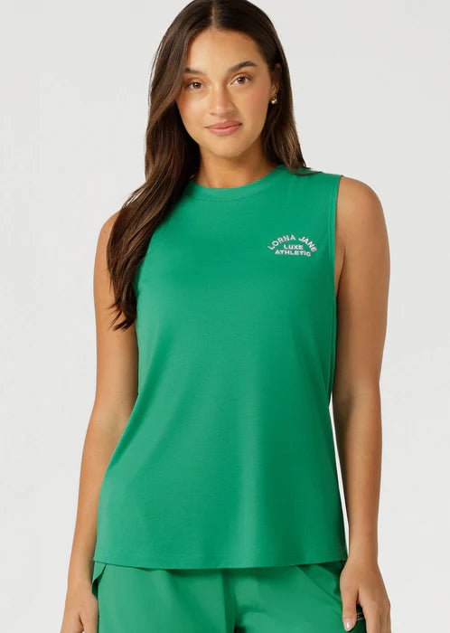 Lotus Muscle Tank - Sea Glass - Sare StoreLorna JaneTank