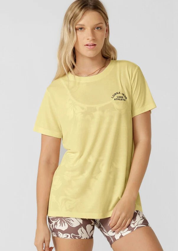 Lotus T-Shirt - Lemon Cream - Sare StoreLorna JaneT-shirt