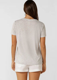 Lotus T-Shirt - Light Grey Marl - Sare StoreLorna JaneT-shirt