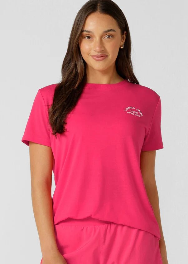 Lotus T-Shirt - Neon Raspberry - Sare StoreLorna JaneT-shirt