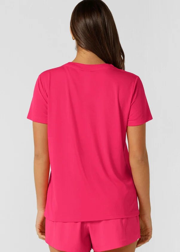 Lotus T-Shirt - Neon Raspberry - Sare StoreLorna JaneT-shirt