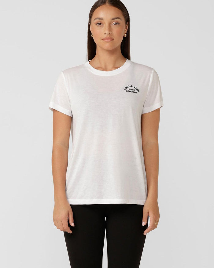 Lotus T-Shirt - White - Sare StoreLorna JaneT-shirt