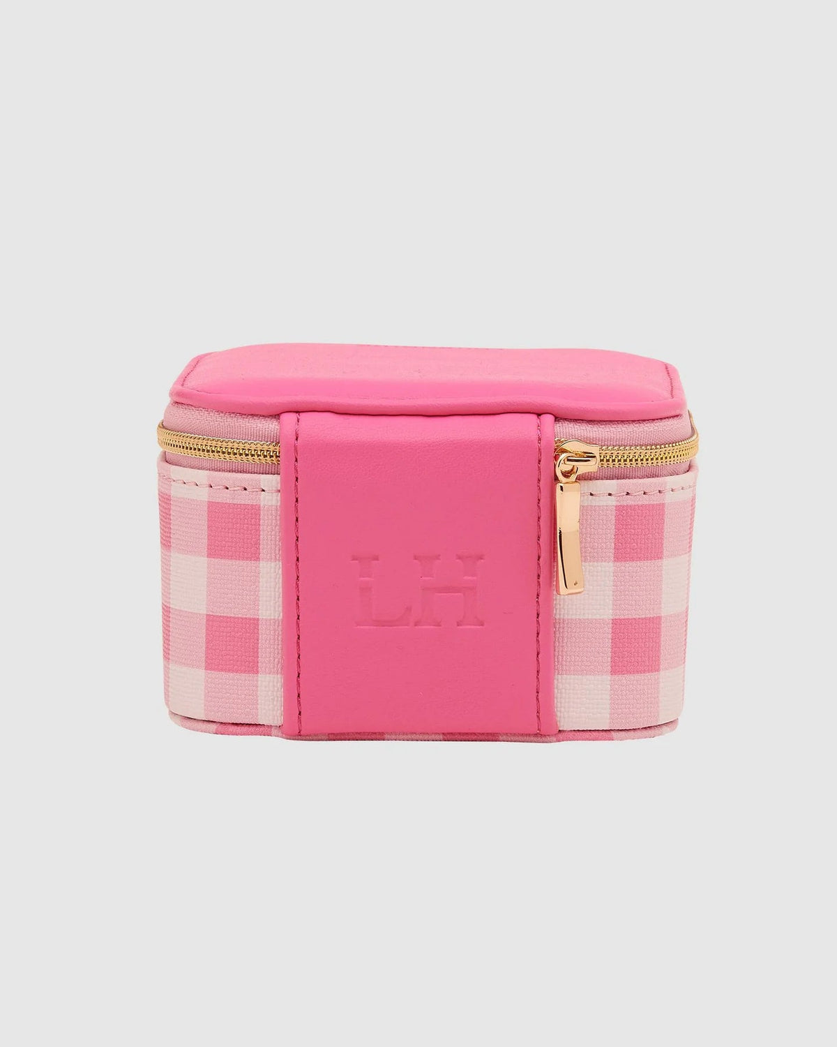 Louenhide Beau Pink Gingham Jewellery Box - Sare StoreLouenhideJewellery