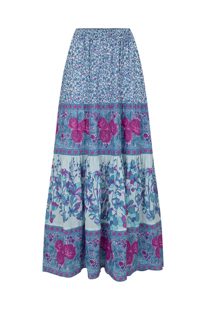 Love Jetty Maxi Skirt - Blue Nirvana - Sare StoreSPELLSkirt