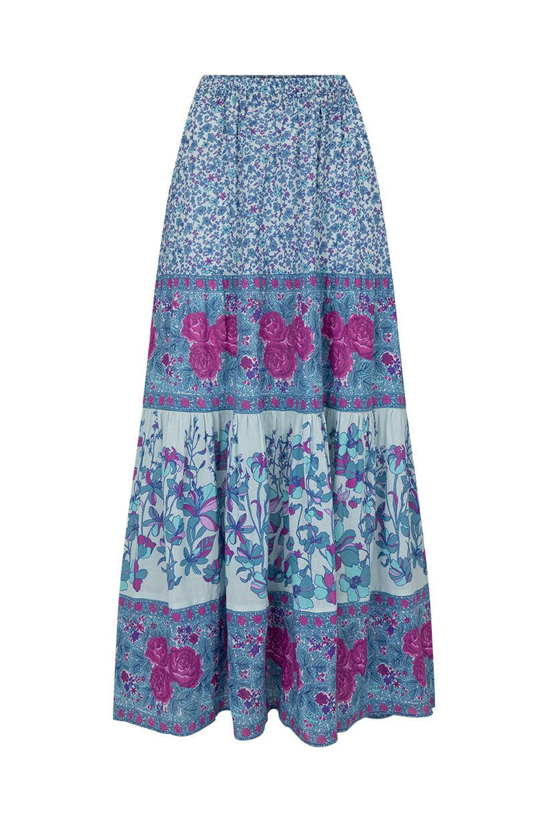 Love Jetty Maxi Skirt - Blue Nirvana - Sare StoreSPELLSkirt