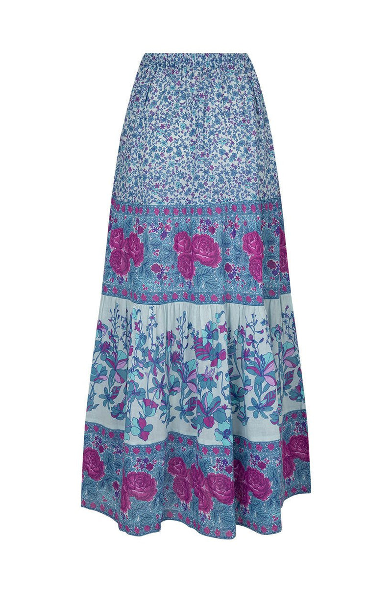 Love Jetty Maxi Skirt - Blue Nirvana - Sare StoreSPELLSkirt