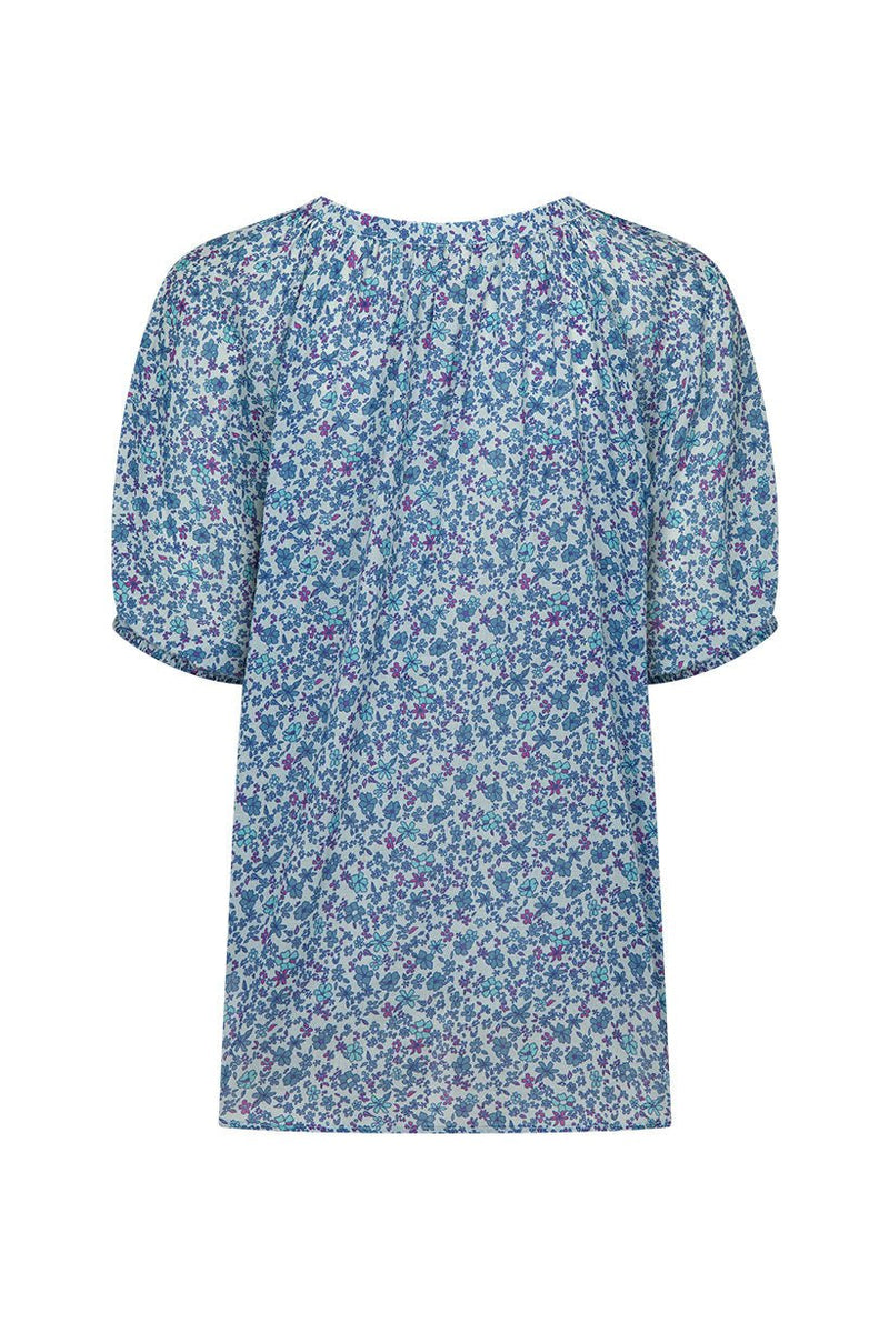 Love Jetty Short Sleeve Blouse - Blue Nirvana - Sare StoreSPELLBlouse