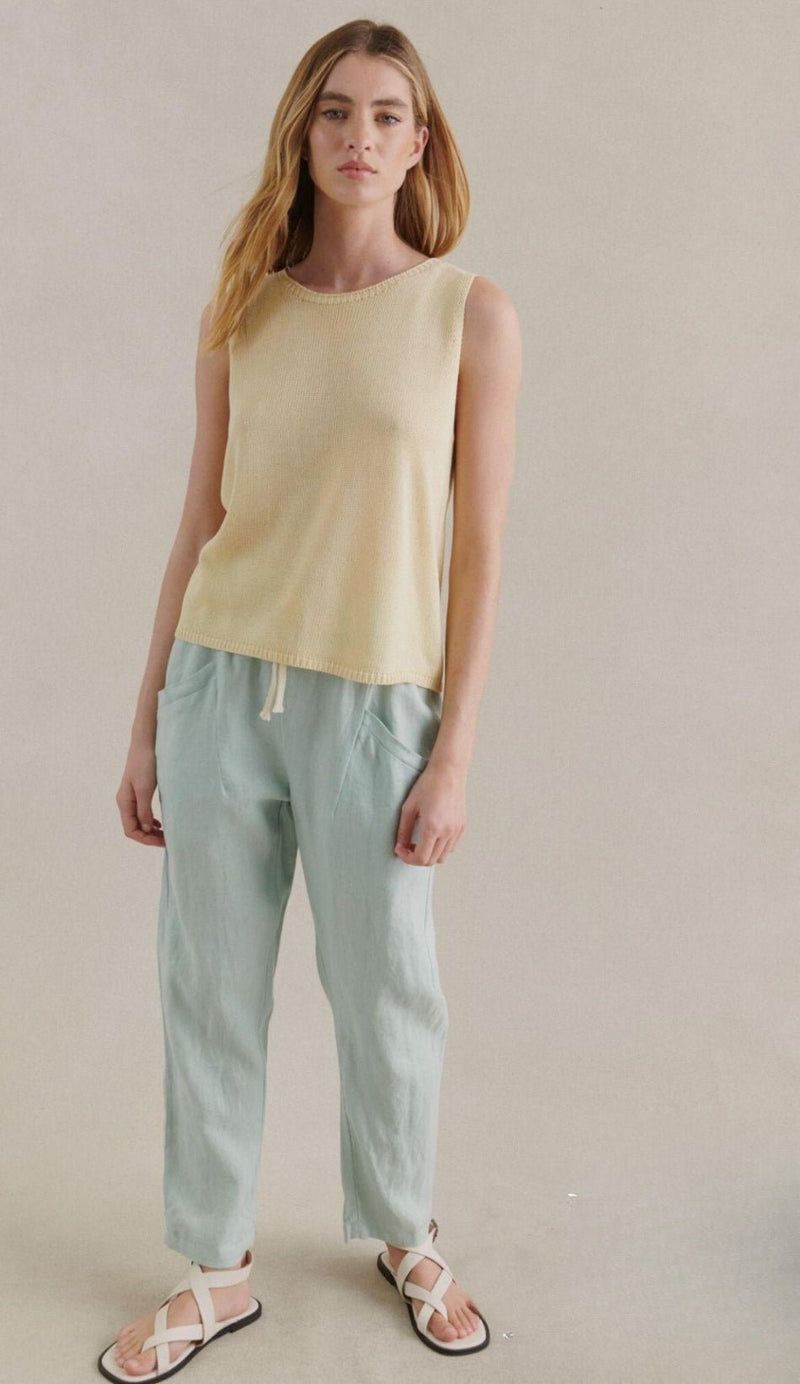 Luxe Linen Pants - Mint - Sare StoreLittle Lies