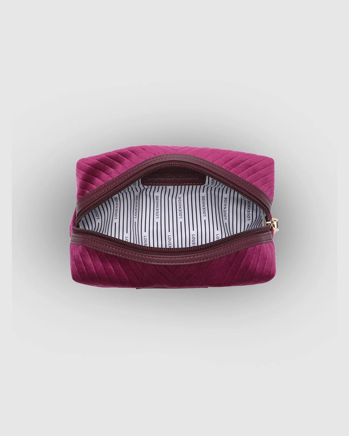 Mae Velvet Shiraz Makeup Bag - Sare StoreLouenhidecosmetic bag