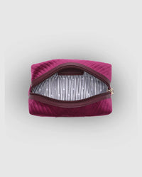 Mae Velvet Shiraz Makeup Bag - Sare StoreLouenhidecosmetic bag