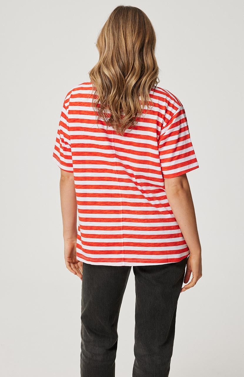 Marlie Tee - Campari Stripe - Sare StoreCartel & WillowT-shirt