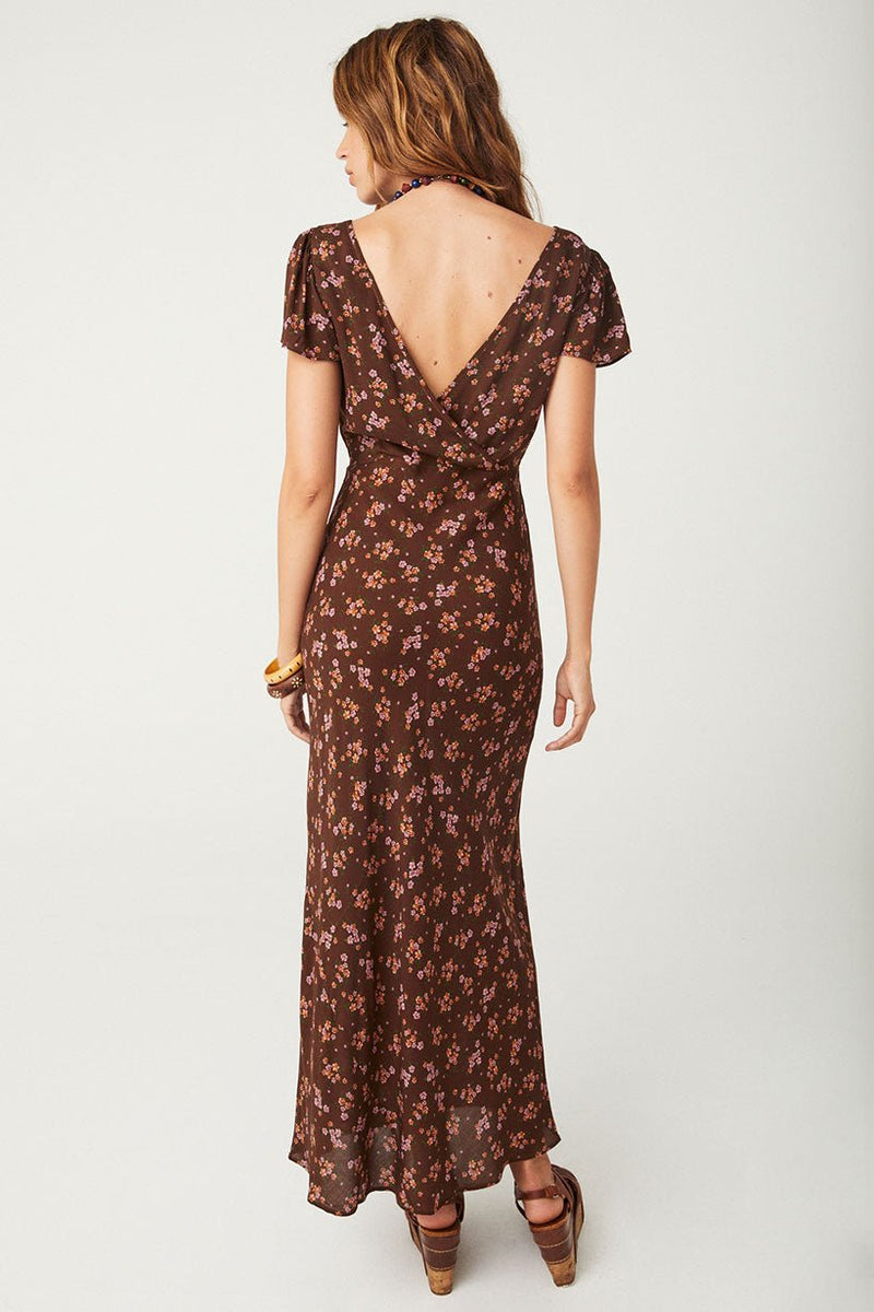 Melody Bias Maxi Dress - Antique Walnut - Sare StoreSPELL