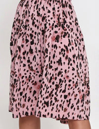 Micah Dress Blush Leopard - Sare StoreLeoni AustraliaDress