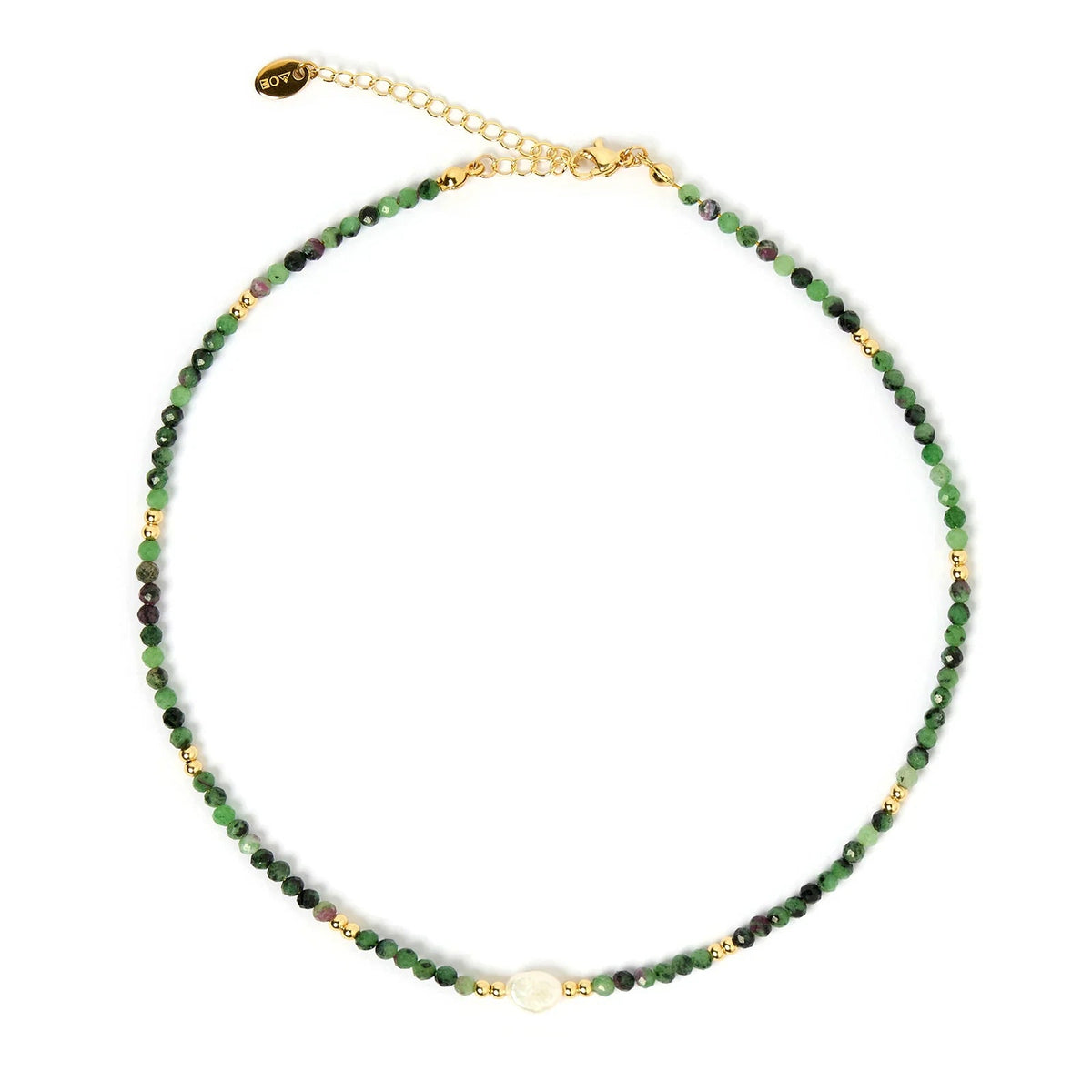 Mila Gemstone Necklace - Clinozoisite - Sare StoreArms Of EveNecklace